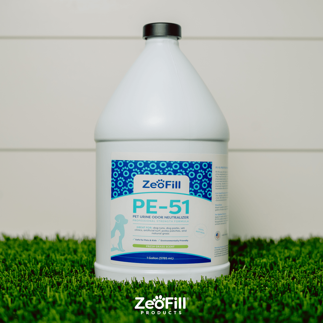 Image of PE-51 Gallon pet urine odor neutralizer liquid.